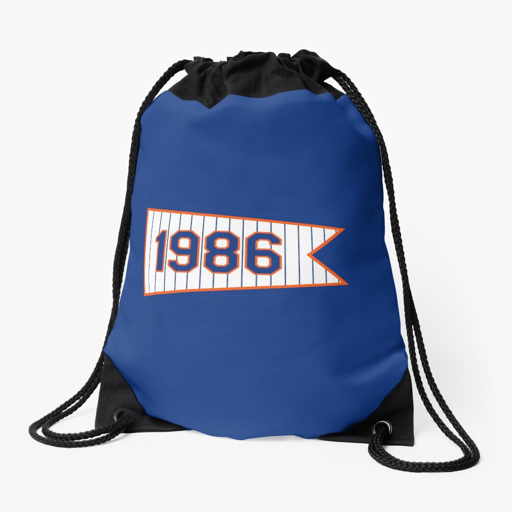 NY 1986 Pennant Drawstring Bag