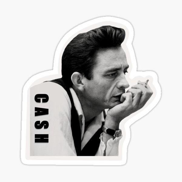 Johnny Cash Sticker