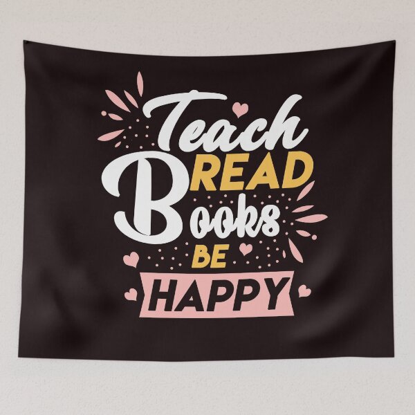 Item preview, Teach Read Books Be Happy t-shirt  designed and sold by Majesticoo.