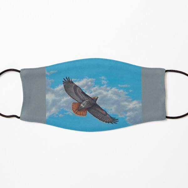 "Freedom on the Wing" Red tailed Hawk in Flight Kids Mask