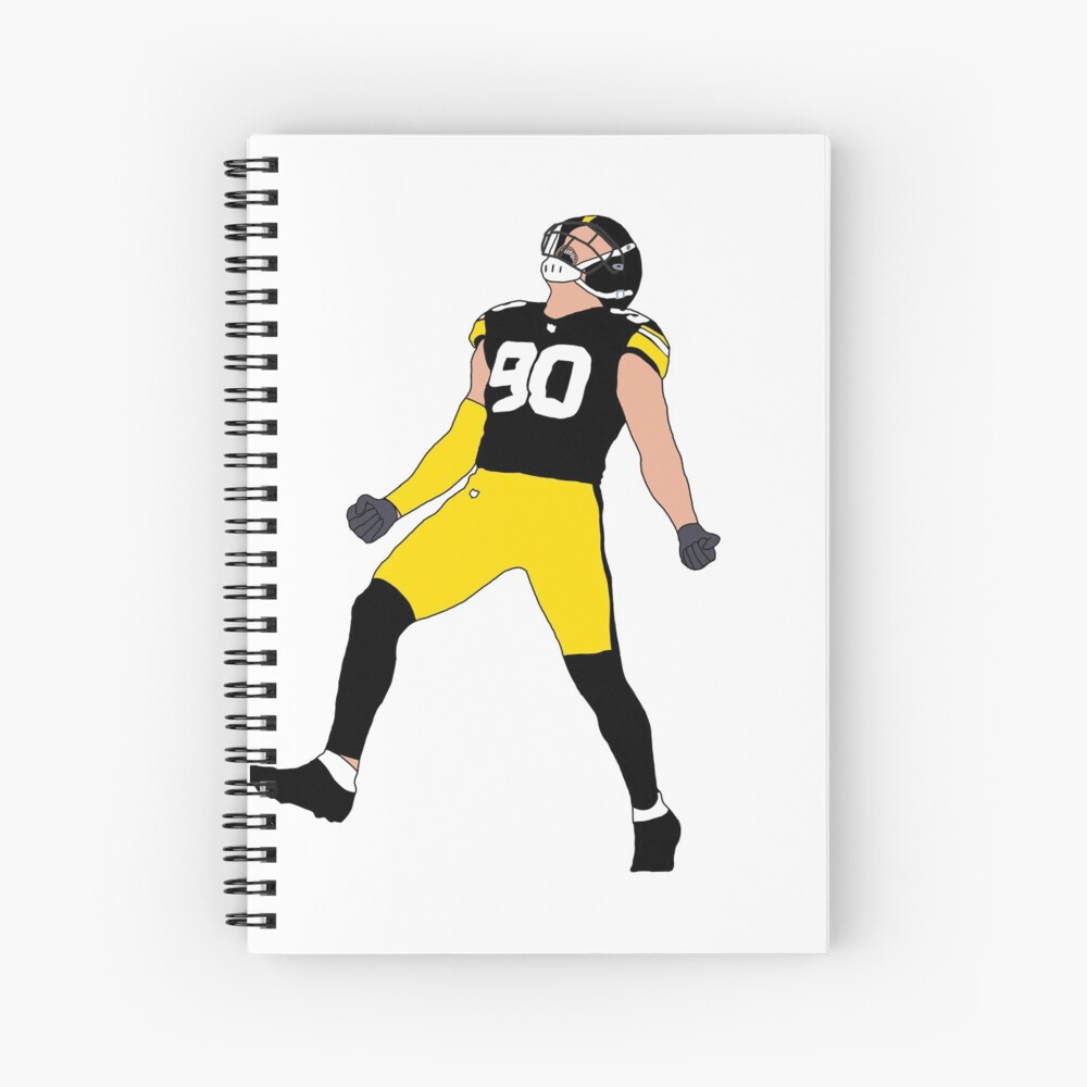 TJ Watt Poster Pittsburgh Steelers Wall Art Printable Man 