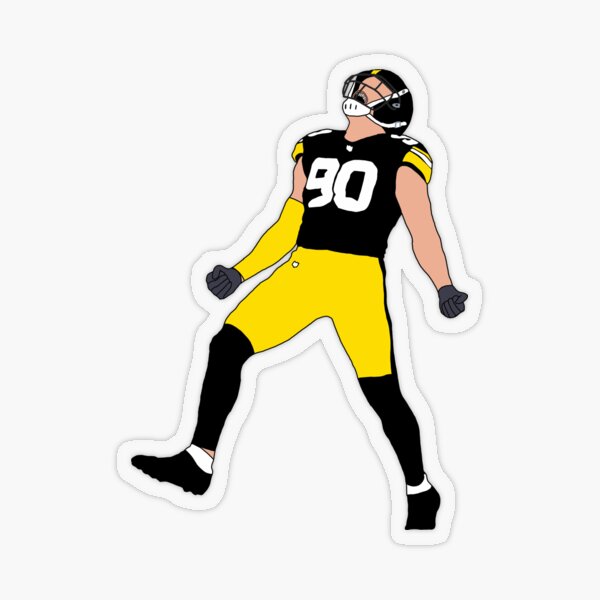 T.J. Freakin' Watts, Pittsburgh Steelers Sticker for Sale by  RiffRaffGraffix