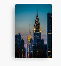 Chrysler Building At Sunset Canvas Print