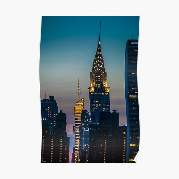 Chrysler Building At Sunset Poster