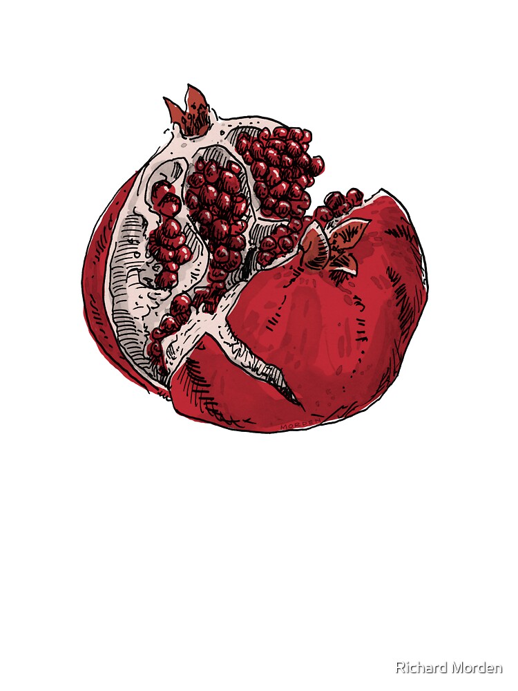 pomegranate - ARTVIHAR - Drawings & Illustration, Food & Beverage, Fruit,  Pomegranates - ArtPal