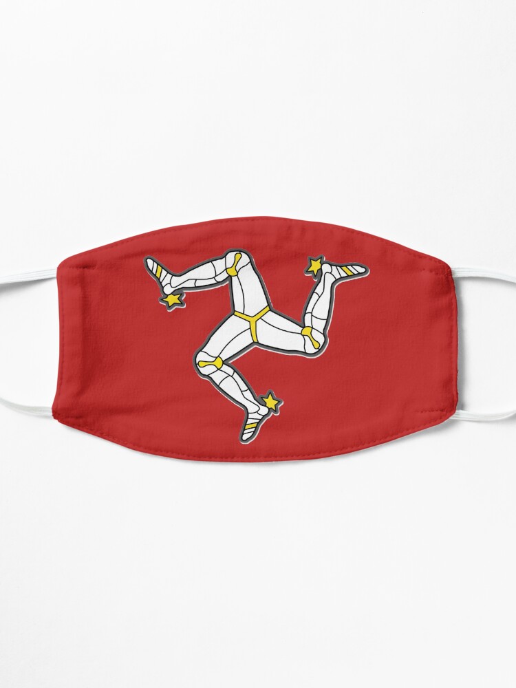 Alternate view of Isle Of Man 3 Legs Of Man Traditional Manx Flag Celtic Triskelion Mask