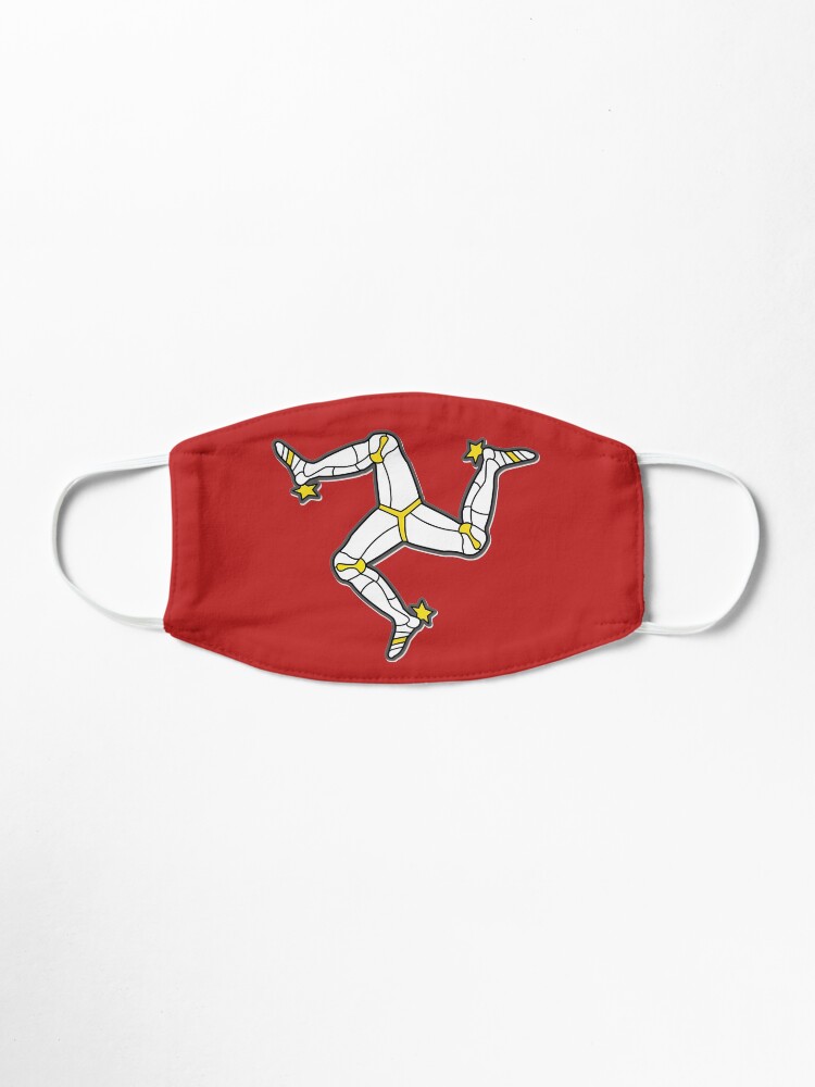 Alternate view of Isle Of Man 3 Legs Of Man Traditional Manx Flag Celtic Triskelion Mask