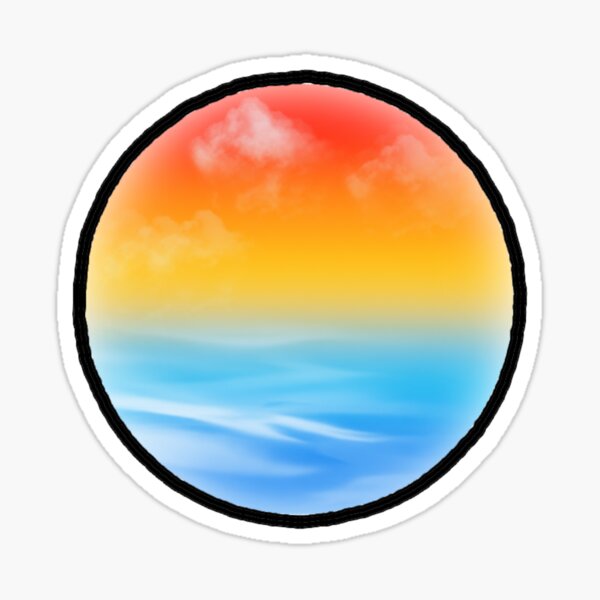 Sunset Sticker