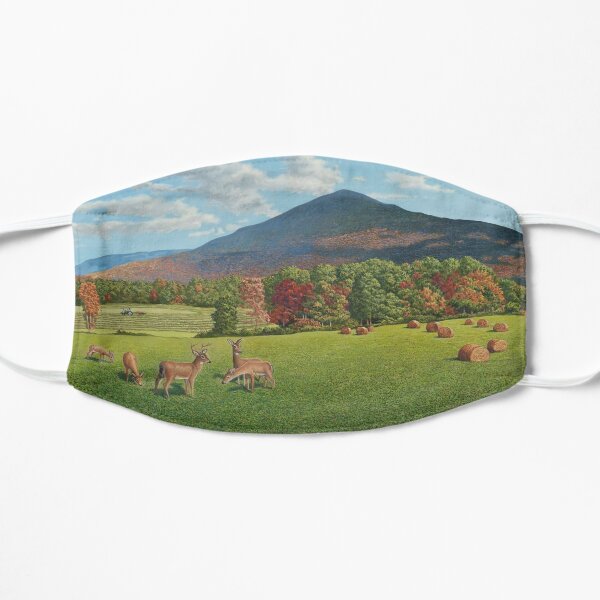 "Sumner Meadow" oil painting by Reed Prescott Flat Mask