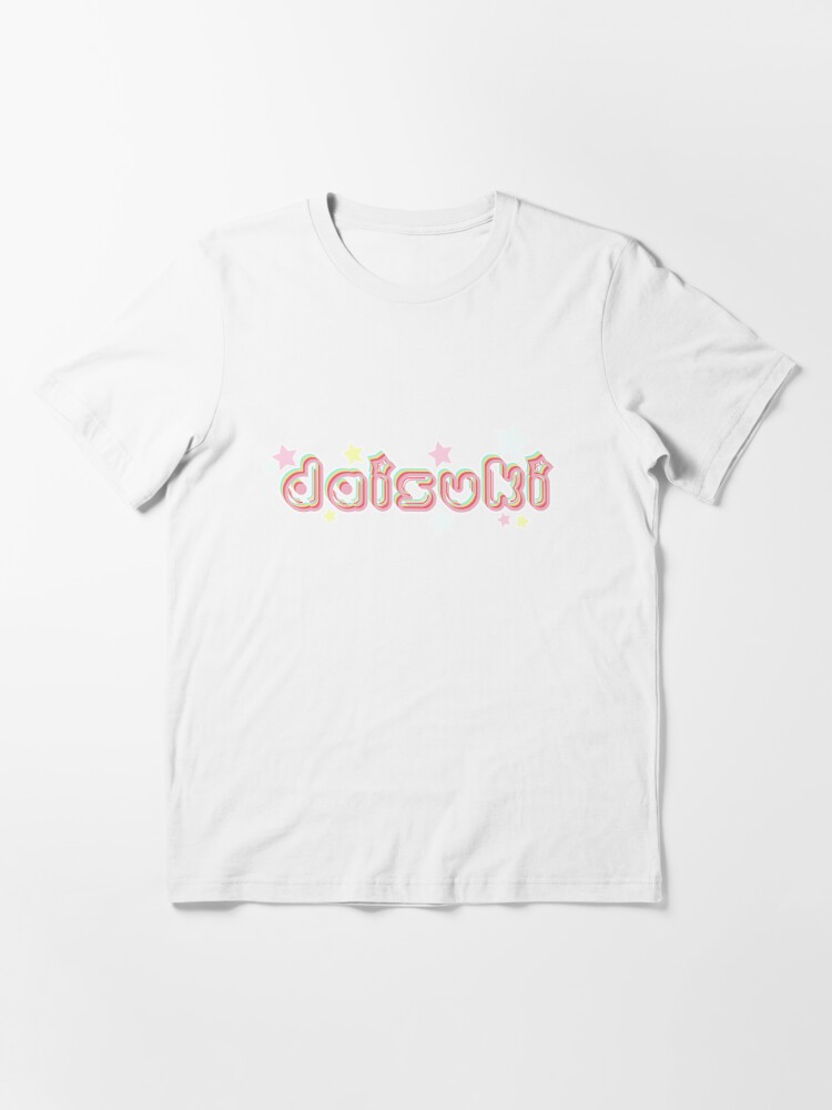 Daisuki • T-shirt Black – Kaomoji ® Official