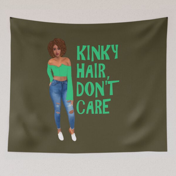 Item preview, Kinky Hair, Don't Care designed and sold by evadeedesigns.