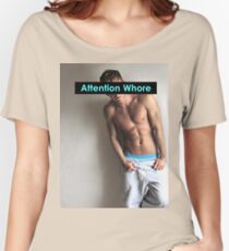 Rusko Star Attention Whore Women's Relaxed Fit T-Shirt