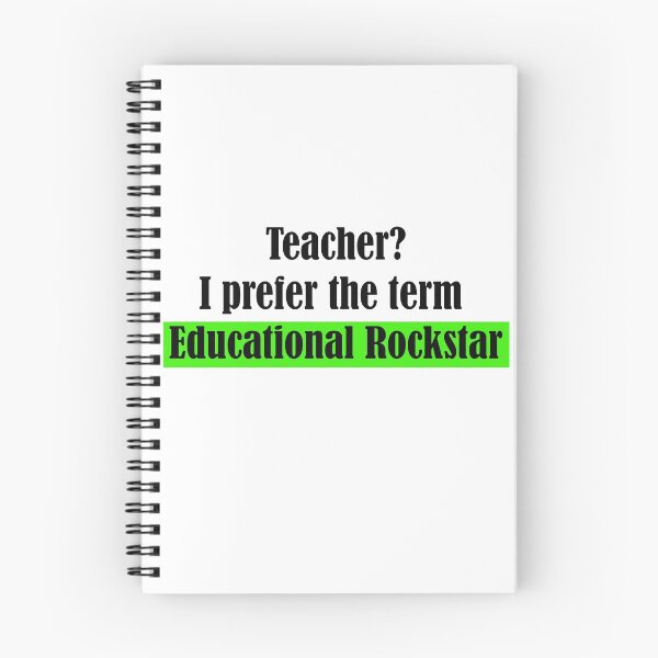 Item preview, Educational Rockstar designed and sold by Merchvain.