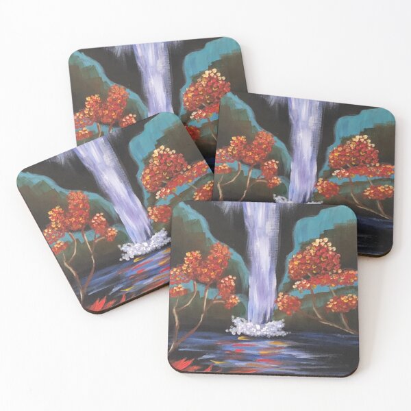 Item preview, The Colorful Autumn Waterfall designed and sold by sanya77.