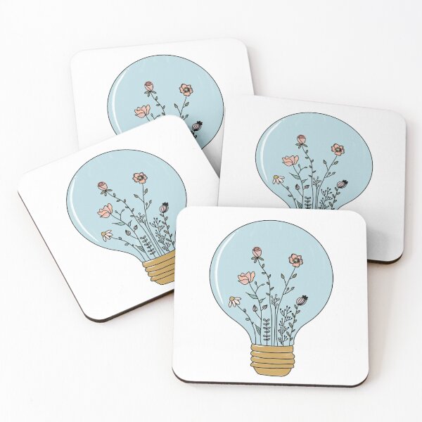 Item preview, Flores en una bombilla designed and sold by Sophia Chung.