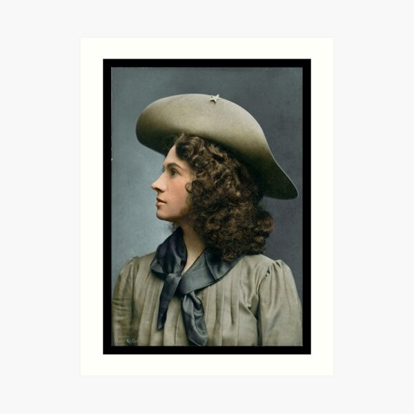 Annie Oakley, ca. 1900 Art Print