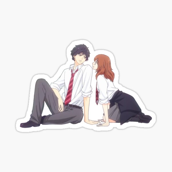 Futaba & Kou  Ao haru ride, Blue springs ride, Cartoons love