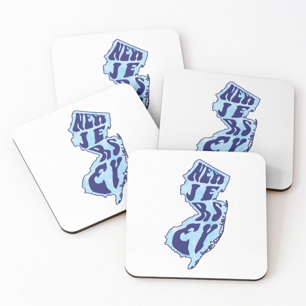 Item preview, Tie Dye Watercolor Blue New Jersey State designed and sold by MarzStudio.
