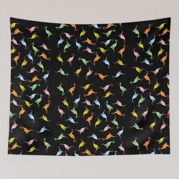 Item preview,  RAINBOW BIN CHICKEN COLONY ON black - Support Australian artists  designed and sold by Iskybibblle.