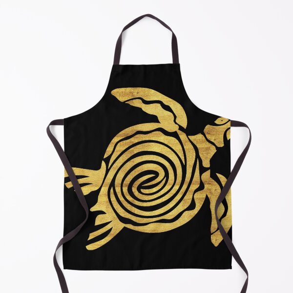 Item preview, Golden turtle in black background. designed and sold by cathelkav.