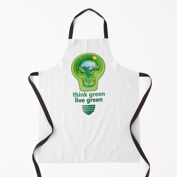 Item preview, Think green live green for a brighter world designed and sold by headpossum.