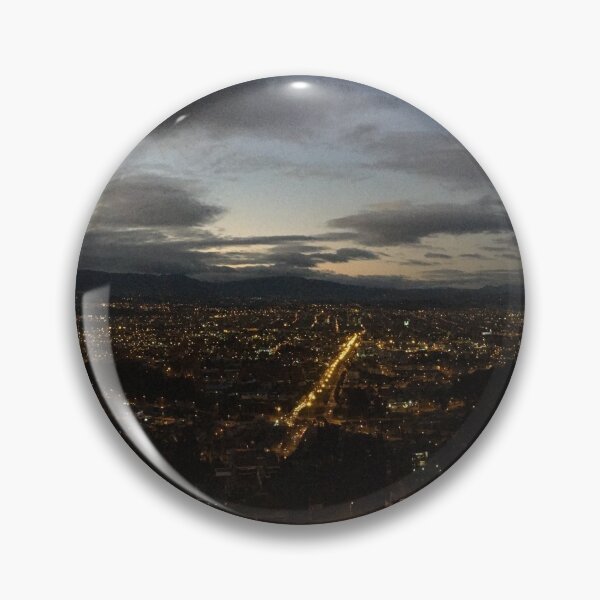 Item preview, Panorama of Ecuadorian City at Dusk designed and sold by callboxkat.