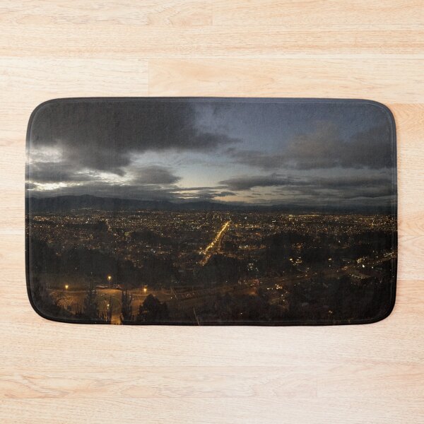 Item preview, Panorama of Ecuadorian City at Dusk designed and sold by callboxkat.