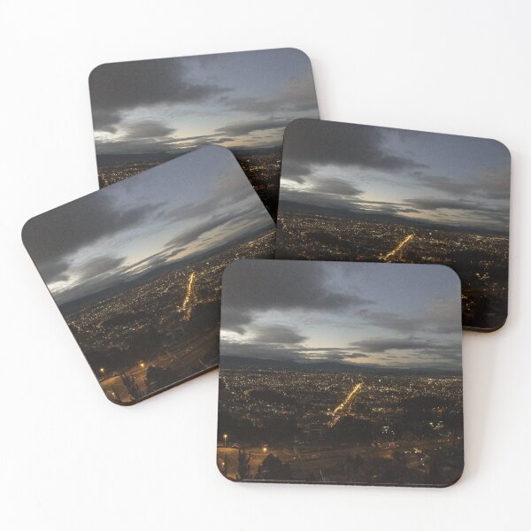 Item preview, Panorama of Ecuadorian City at Dusk designed and sold by callboxkat.
