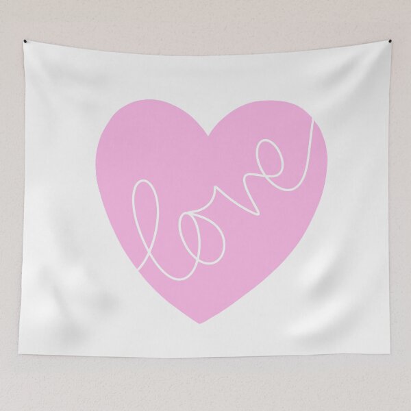 Item preview, Pink Love Love Heart designed and sold by passionatelyem.