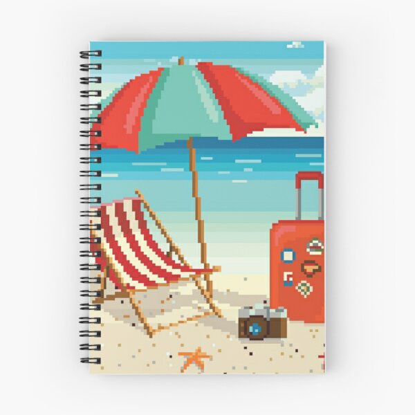 Item preview, Pixelated Escape Beach designed and sold by HopeDetour.