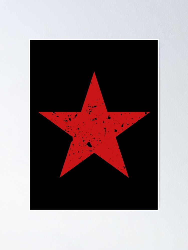 Red Star" Poster Sale LaBearDod | Redbubble