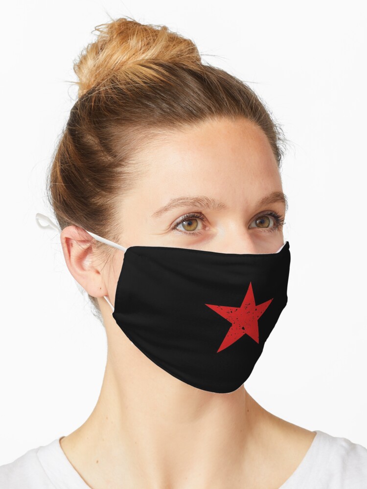 red star face mask