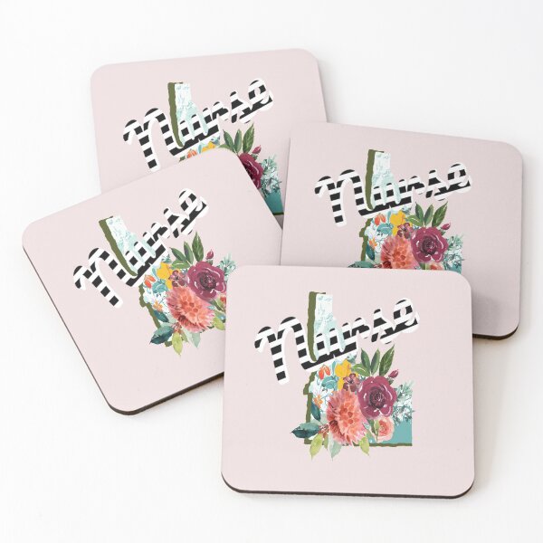 Item preview, Idaho Nurse Floral Watercolor designed and sold by AZGuzmans.