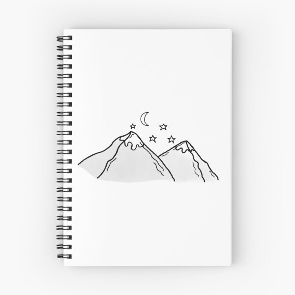 Item preview, Mountain with moon  designed and sold by destinywelt.