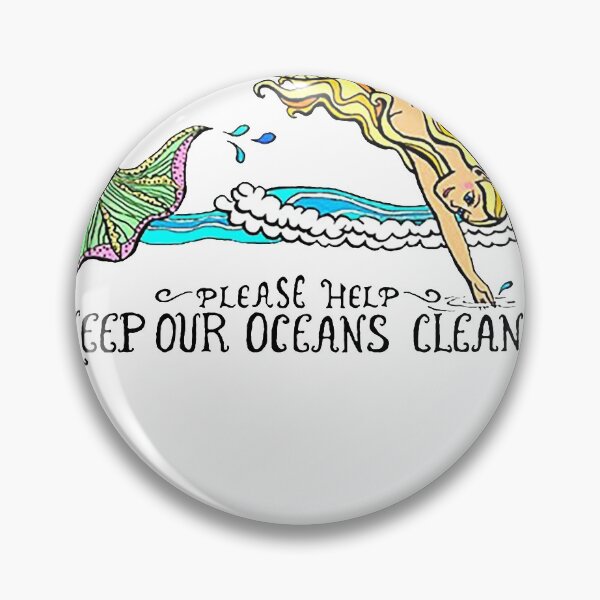 Item preview, Save the Mermaids please help keep our oceans clean designed and sold by parsonssalvato.