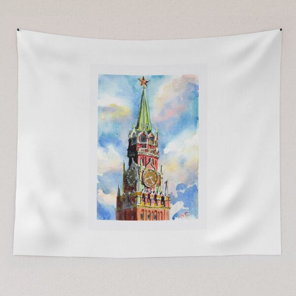 Item preview, Savior Tower at the Kremlin designed and sold by Eric M Roberts Art.