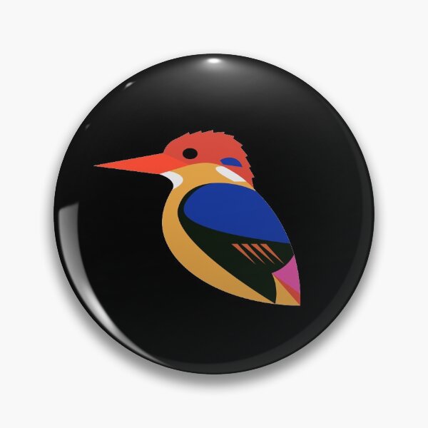Item preview, Minimalist Oriental Dwarf Kingfisher designed and sold by jspiggle.