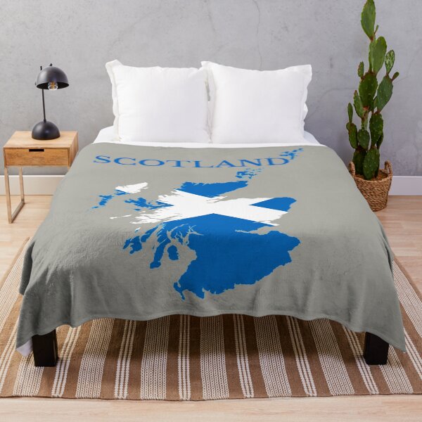 Item preview, Scotland Flag Map designed and sold by marosharaf.