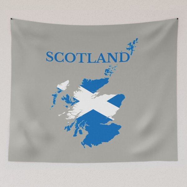 Item preview, Scotland Flag Map designed and sold by marosharaf.