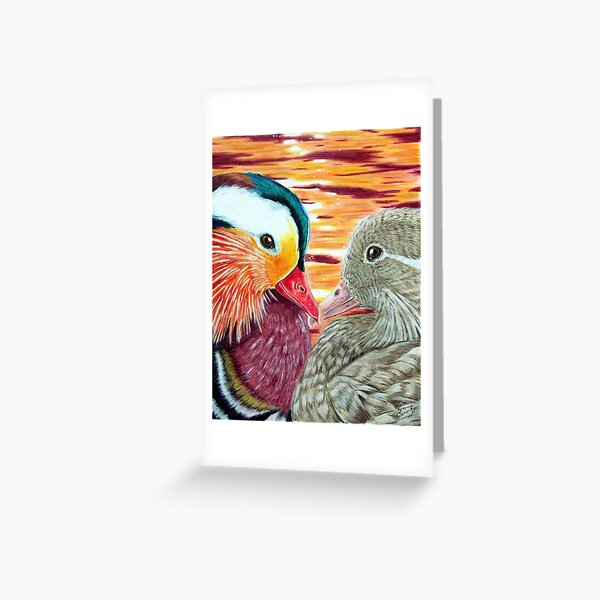 Item preview, Mandarin Ducks in Love designed and sold by ShannonClements.