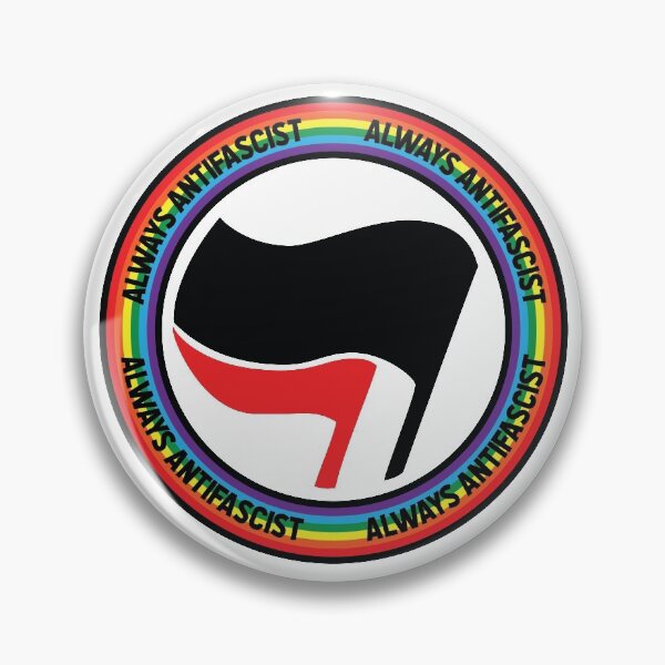 Item preview, Antifa Pride Ring designed and sold by LeftistLucy.
