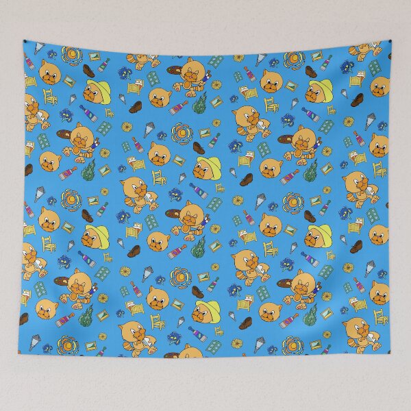 Item preview, Van Gogh Cat Cartoon designed and sold by Artwitted Store.
