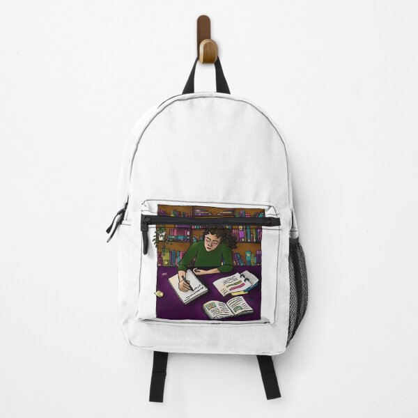 Item preview, Girl Studying in the Library  designed and sold by daphnesdesigns.