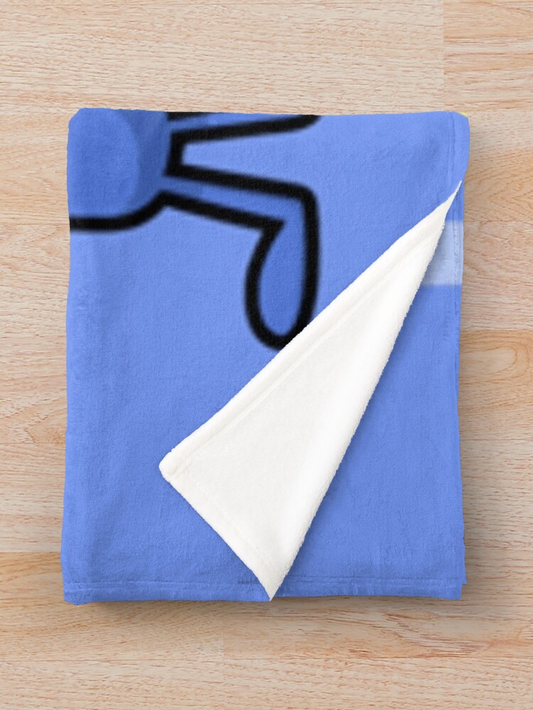Alternate view of BFB 4 and X design Throw Blanket