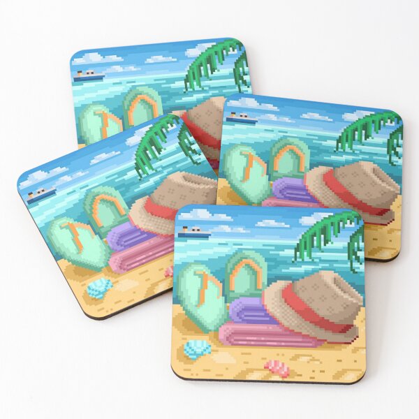 Item preview, Pixelated Summer Holiday designed and sold by HopeDetour.