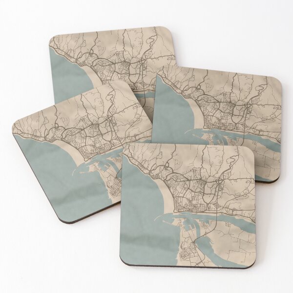 Item preview, Figueira da Foz Sepia Map designed and sold by CPTVDesign.