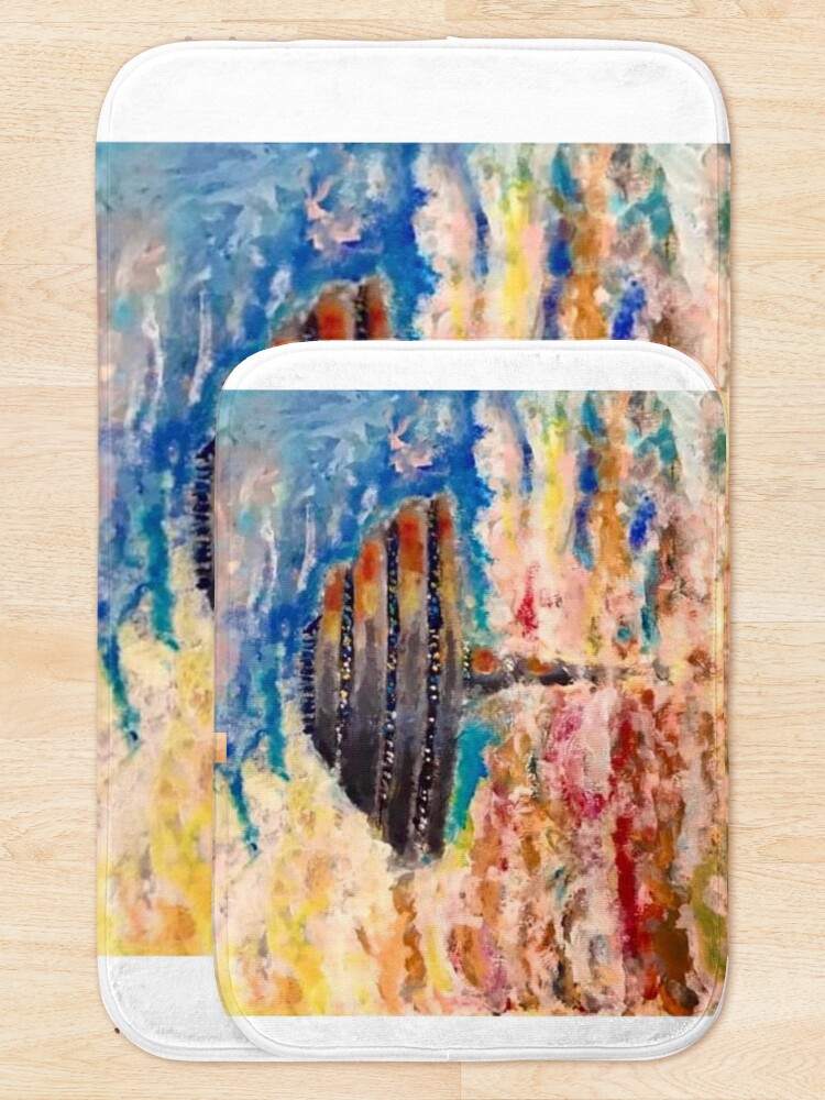 Alternate view of Cloud city Bath Mat