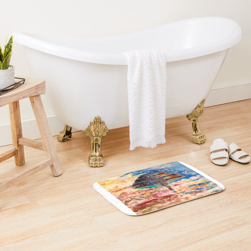 Cloud city Bath Mat
