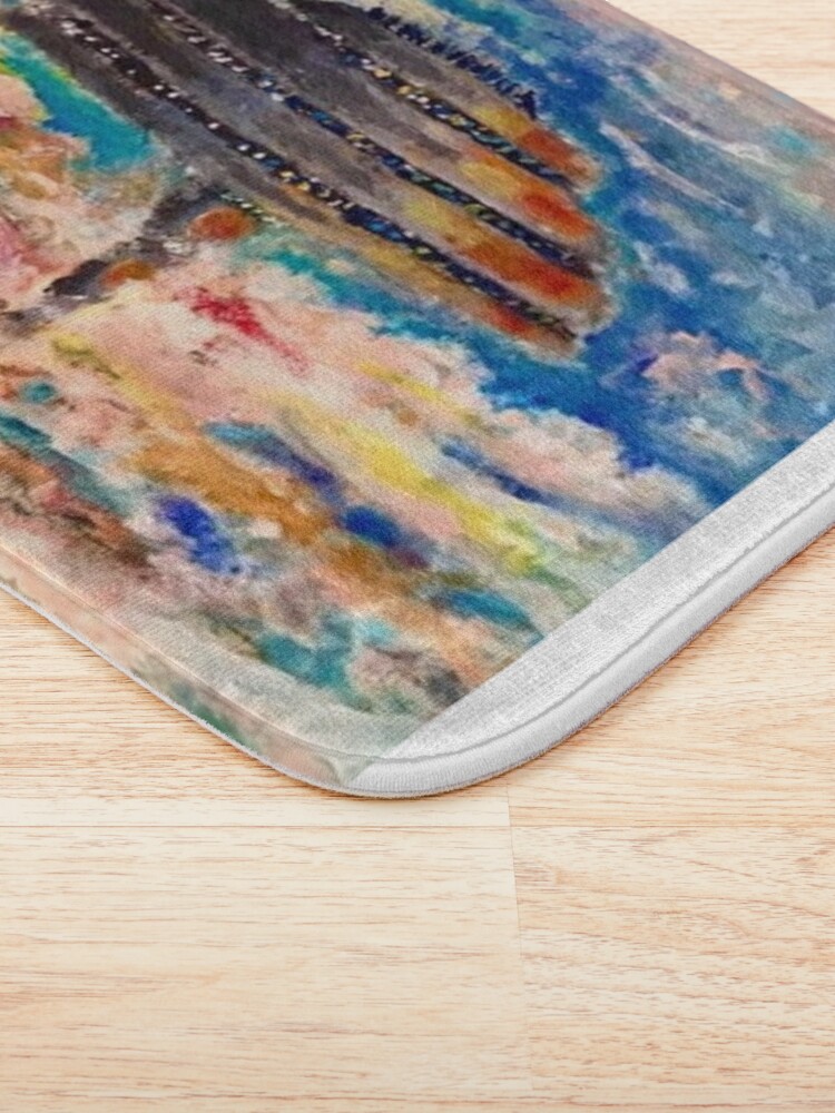 Alternate view of Cloud city Bath Mat