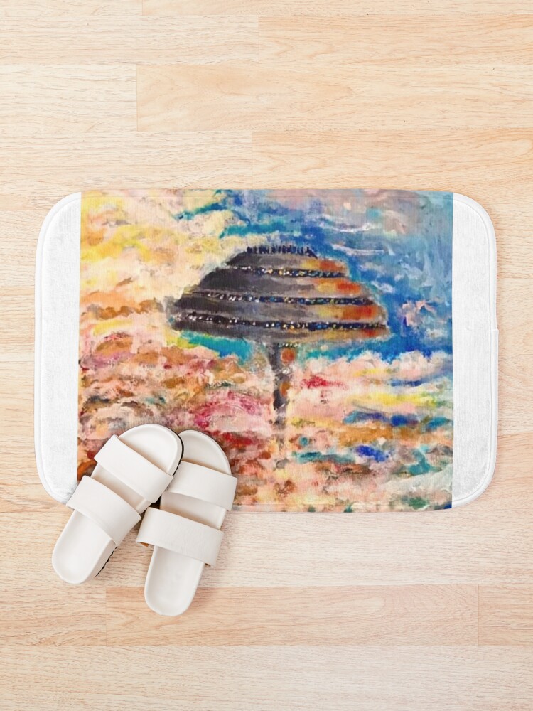 Alternate view of Cloud city Bath Mat
